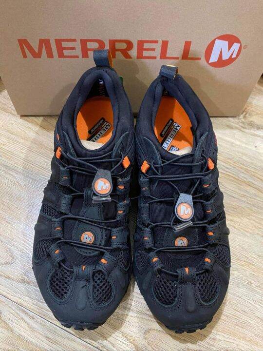 Black prime stretch Merrell hiking outdoor men shoes | Lazada PH