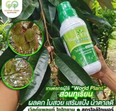 เวิลด์แพลนท์ ไคโตซาน ชุดคู่หู - World plant chitosan - ปุ๋ยน้ำสูตรโอลิโกเมอร์