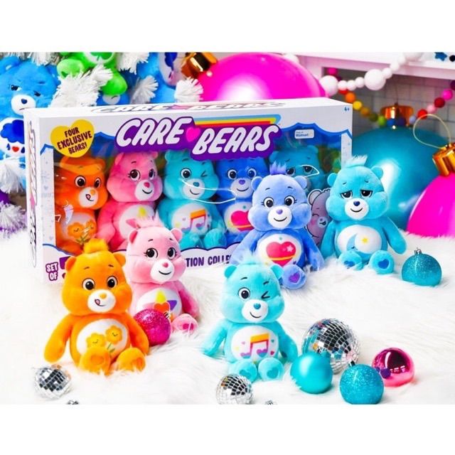 usa-ตุ๊กตาแคร์แบร์-รุ่นใหม่-กล่องสะสม-1ชุด-5ตัว-new-care-bear-2022-ของแท้-นำเข้าจากอเมริกา