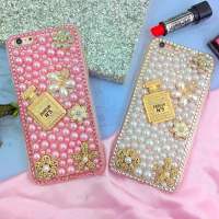 i6/6+/7+/11/12/12promax/13promax เคสไข่มุก เคสคริสตัล เคสแฟชั่น เคสมือถือ หรูหรา เคสติดเพชร