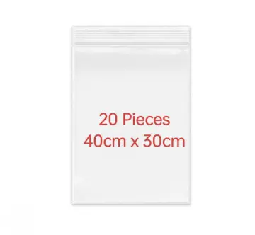 100pcs Small Clear Vacuum Bags Plastic Baggies Baggy Grip Self