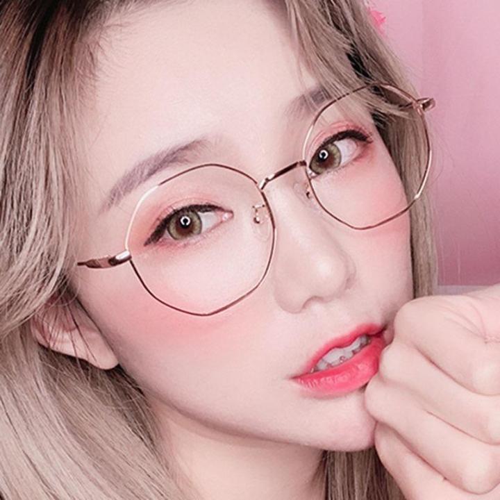 NEW KOREAN STYLE GOLD CLEAR GLASSES / KACAMATA KOREA Lazada Indonesia