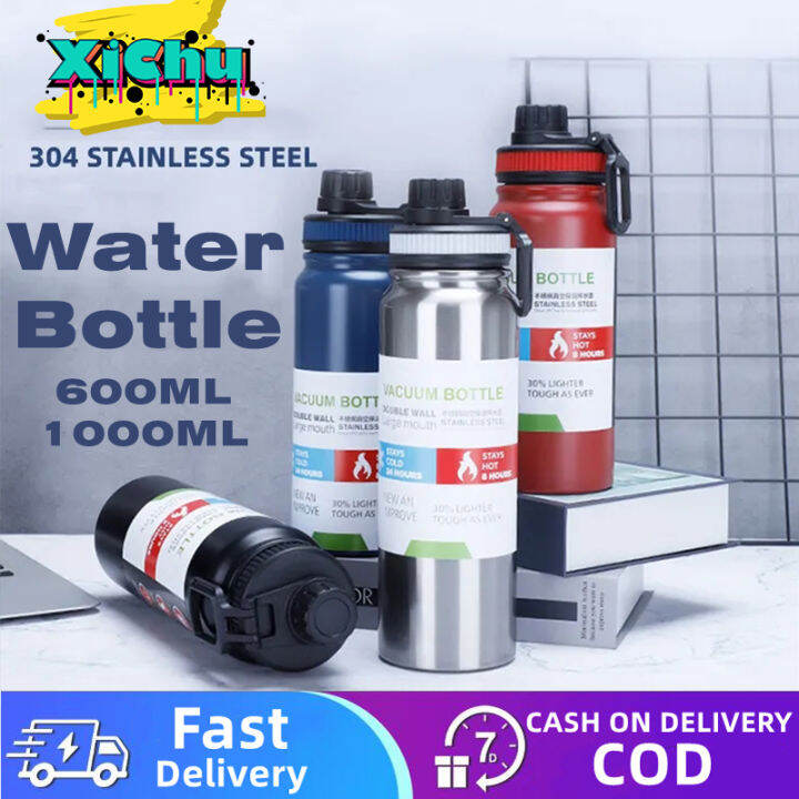 600/1000ML Double Wall Hot Cold Large Capacity Insulated Vacuum Tumbler