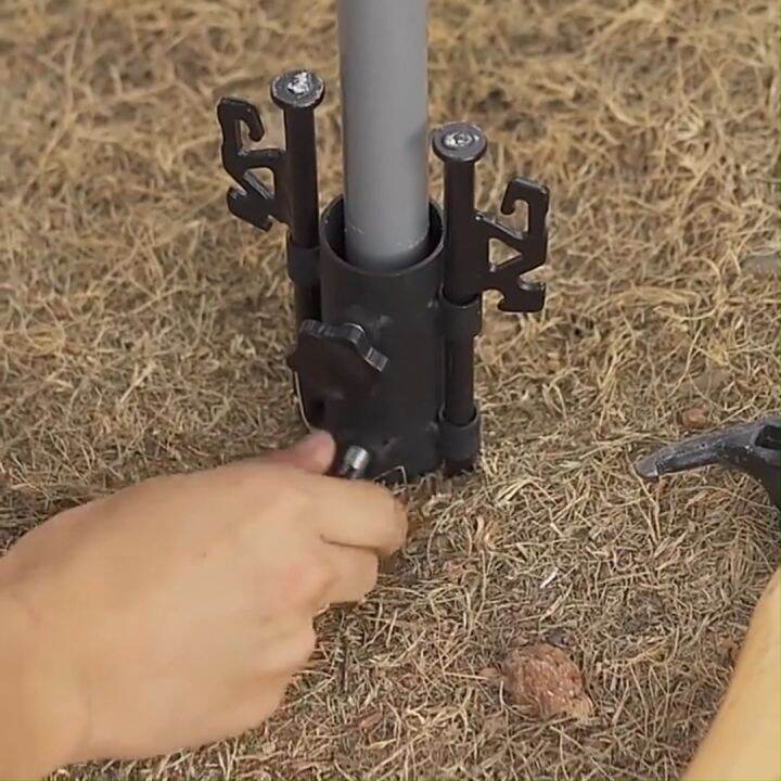 Tent Pole Holder Stabilizer Awning Tarp Flysheet Rod Camping Tube Post