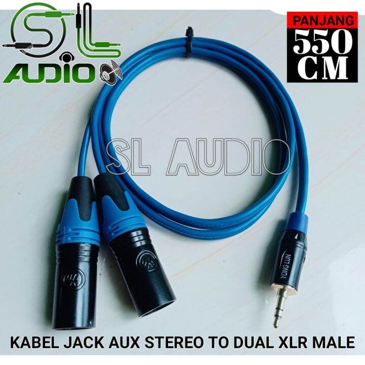 kabel hp hape laptop ke mixer mikser audio jek aux mini stereo to dual