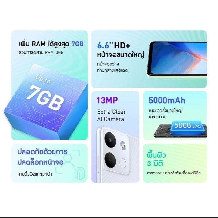 infinix-smart-7-4-64gb-สมาร์ทโฟนขนาดหน้าจอ-6-6นิ้ว-กล้องคู่-13ล้านพิกเซล-แบตเตอรี่-5-000mah-ประกันศูนย์-1ปี