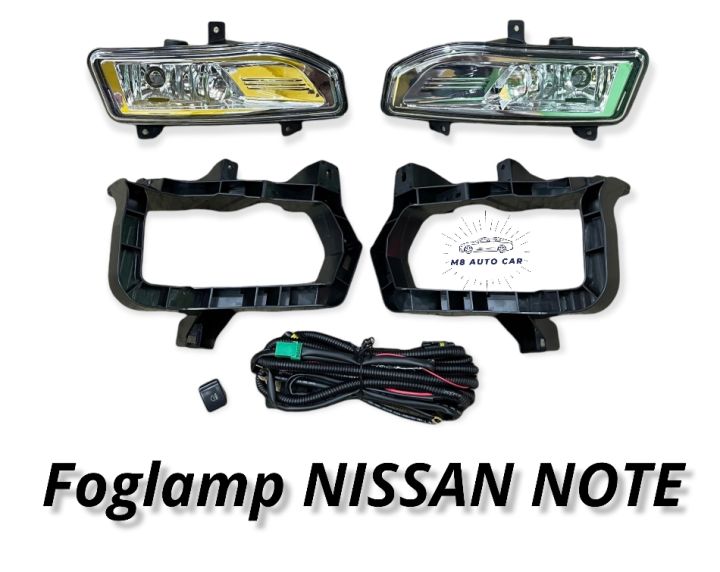 ไฟตัดหมอก nissan note 2017 2018 2019 2020 สปอร์ตไลท์ นิสสัน โน๊ต foglamp Nissan Note NOTE