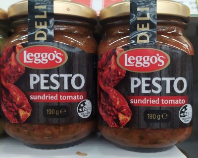 #แพ็ค2คุ้มกว่า ส่งฟรี # Leggos Pesto Tomato เลกโก้ซอสเพสโต้มะเขือเทศ ผลิตภํณฑ์สำหรับคลุกพาสต้า