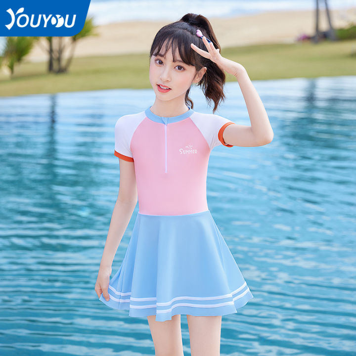 Children's Swimsuit Girls Summer 2023 New One-Piece Toddler Children ...