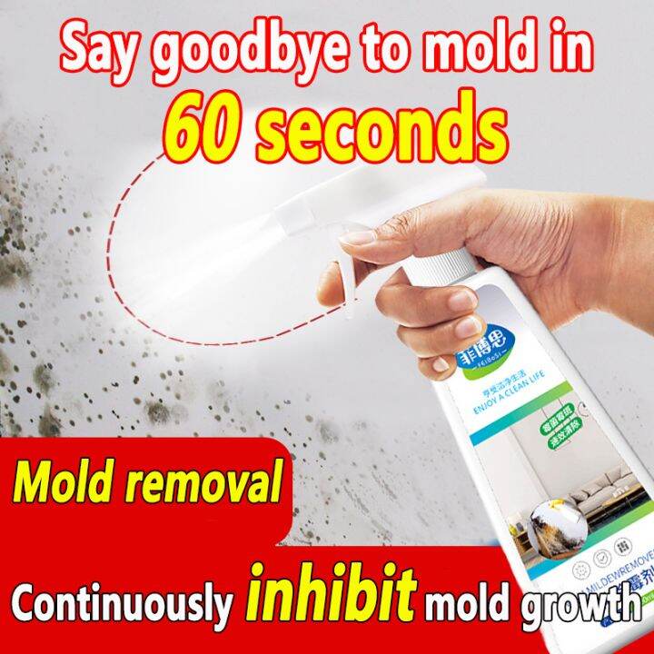 【White with one spray】mold and mildew remover anti mold spray for black Mold remover