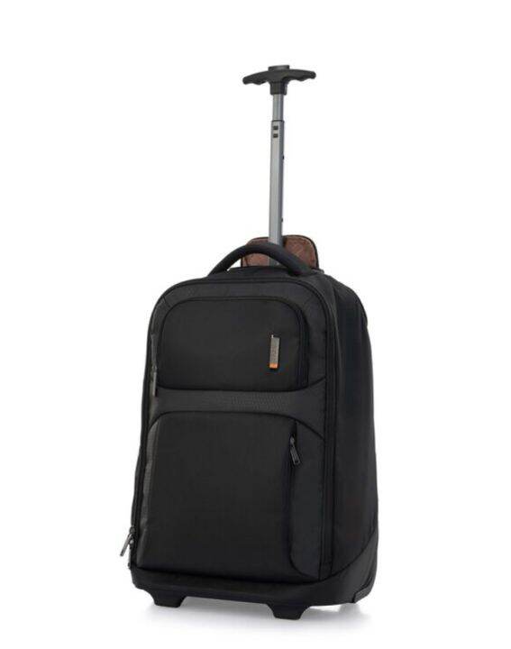 American Tourister SEGNO Xeno Trolley Backpack Wheel Black Lazada