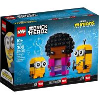 LEGO BricksHeadz 40421 Minions The Rise of Gru - Belle Bottom, Kevin and Bob