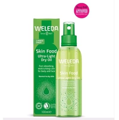 Weleda Skin Food Ultra-Light Dry Oil 100ml นำเข้าจากยุโรป Exp 4/25 ราคา 890 บาท