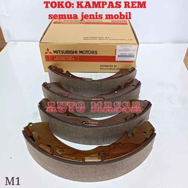 Kampas Rem Belakang Pajero Sport Triton Brake Shoe Pajero Sport Triton Lazada Indonesia