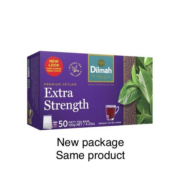 Dilmah Extra Strength Tea Bags 50 pack Lazada PH