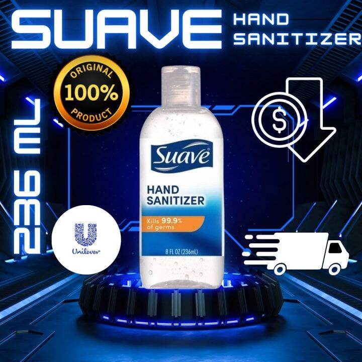 Suave Hand Sanitizer 236 MLBy Unilever Lifebuoy USFDACDCApproved