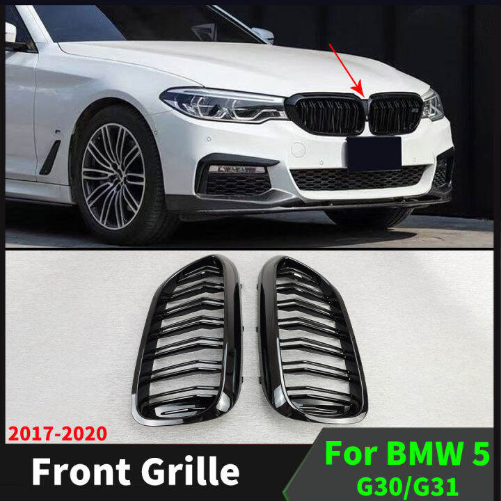 Front Bumper Grille Grill Grid Tuning Accessories For BMW 5 G30 G31 ...