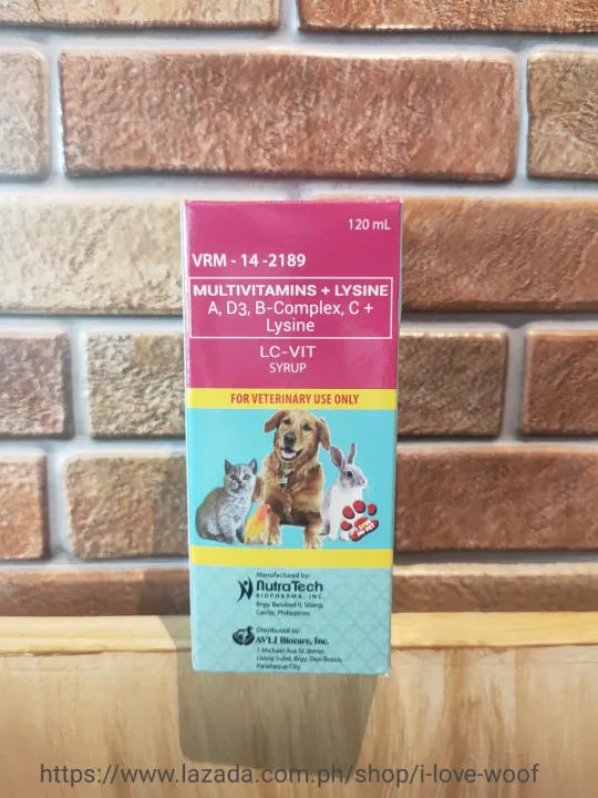 LC VIT Multivitamins For Pets (120mL) for dogs and cats Lazada PH