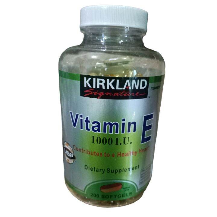 KIRKLAND VITAMIN E 1000 I.U 200 SOFTGEL Lazada PH