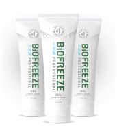 แพค 3 หลอด Biofreeze gel tube เจลไบโอฟรีซชนิดเจล ใช้ทาบีบนวด