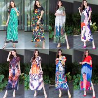 Maxi dress ชุดเดรส เดรสตัวยาว ชุดเดรสไฮโซ