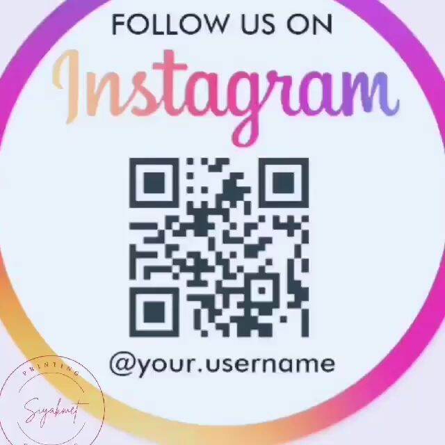 Instagram Business Qr Code Sticker Personalized Sticker Lazada Ph