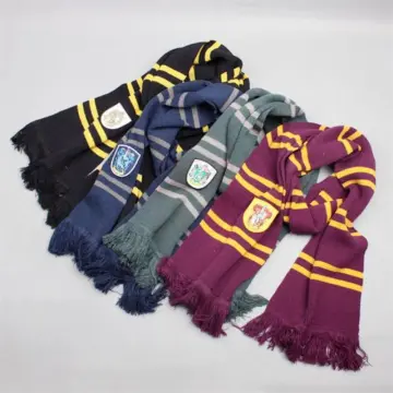 Harry Potter Hogwarts Gryffindor College Scarf Slytherin