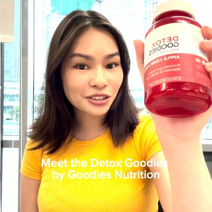 GOODIES NUTRITION Apple Cider Vinegar Gummies Detox Goodies 1 bottle (60 Gummies) Supports