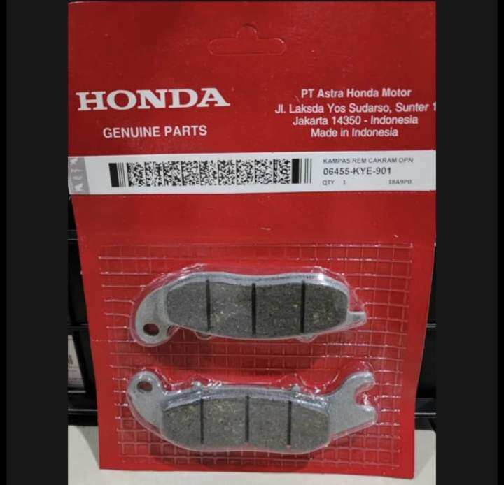 KAMPAS REM DEPAN DISCPAD SONIC 150 SUPRA GTR CB150 R OLD LED NEW CBR