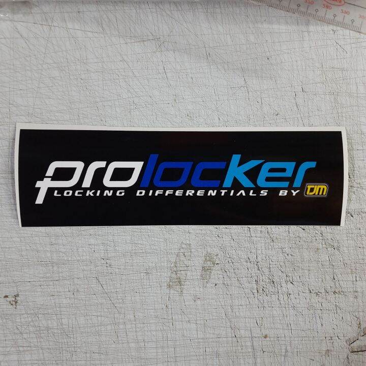 TJM Prolocker Restoration Sticker Decal 2 | Lazada PH