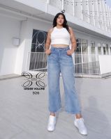 ? JEANS BIGSIZE กางเกงยีนส์ทรงขากระบอกไซล์ใหญ่สำหรับสาวอวบอ้วนPLUSSIZE มี4สี เอว34-42