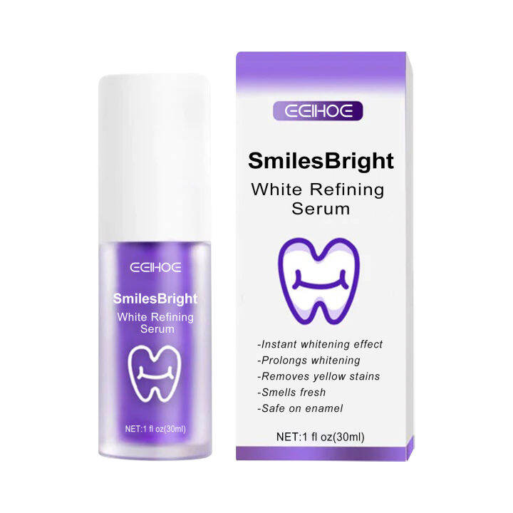 Eelhoe Purple Toothpaste Removing Tooth Stains Oral Deep Cleansing ...