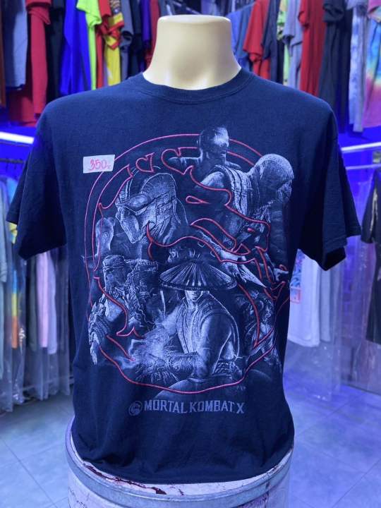 à¹€à¸ªà¸·à¹‰à¸­à¸§à¸´à¸™à¹€à¸—à¸ˆ Mortal Kombat X Video Game Movie Graphic T Shirt Sz L |  Lazada.co.th