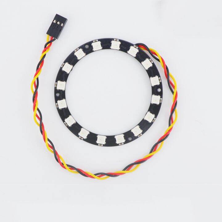 5V Round 16-bit RGB Light Ring Compatible with Arduino Programmable ...