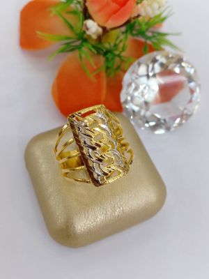 แหวนเศษทองคละแบบ แหวนทองคำขาว แหวนแฟชั่น ไม่ลอกไม่ดำ มีทุกขนาดไซส/ราคาต่อวง