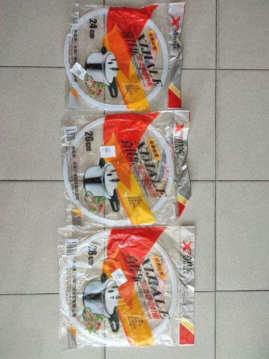 Silicone Rubber Pressure Cooker 24,25,28cm Lazada
