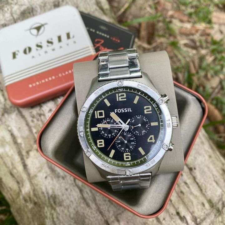 รับประกันของแท้-fossil-brox-multifunction-stainless-steel-watch-หน้าปัด-44-mm