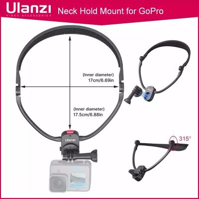 Ulanzi Go-quick II Neck Hold Mount for GoPro Hero 10 9 8 Max 7 6 5 insta360 First-Person View Magnetic Vlog Accessories
