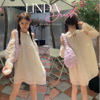 innimolly.studio (พร้อมส่ง?) ♡ เดรสเว้าแขน linda dress #IM413