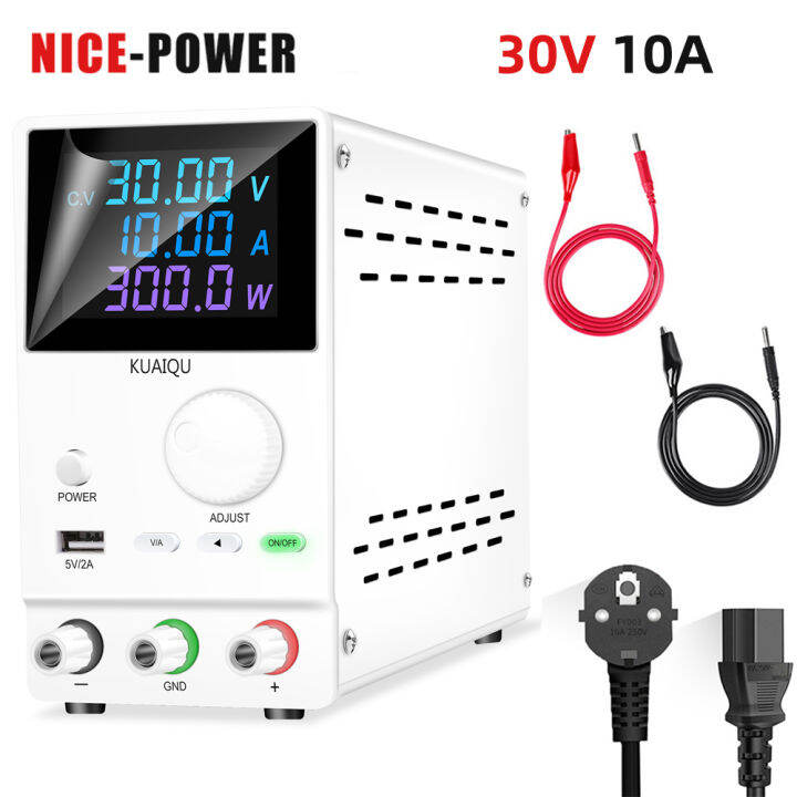 Nicepower 0.001A High Precision USB LAB Power Supply Color Screen 120V