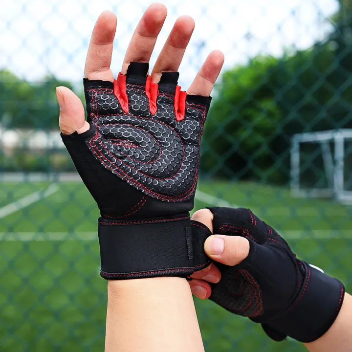 Weight Lifting Training Gloves Women Men Fitness Sports Body Building Gymnastics Grips Gym Hand Palm | Lazada