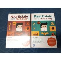 หนังสือแพ็ค 2 เล่ม Real Estate Quick &amp; Easy อสังหาริมทรัพย์ฉบับเรียนง่าย  รู้ไว เล่ม 1 เล่ม 2