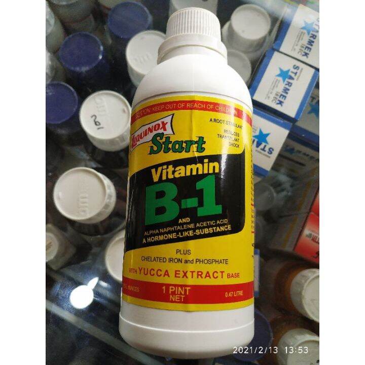 Pupuk Liquinox Start Vitamin B1 500 Ml Untuk Tanaman - Vitamin B1 500 ...