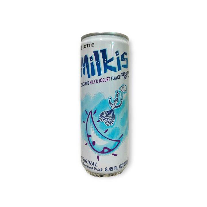 (Korea) Lotte Milkis Refreshing Milk and Yogurt Flavor Carbonated