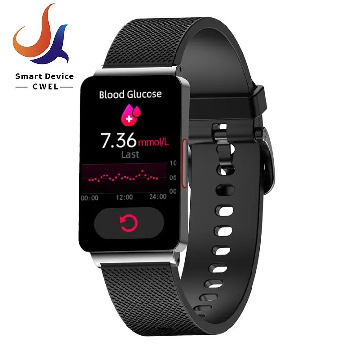 E800 Smart Watch Blood Glucose Watch Blood Oxygen Heart Rate ECG Body ...