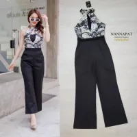 ป้าย Nannapat Jumpsuit สวยหรู ดูดีมีราคา ใส่ได้ทุกโอกาสเลยนะคะ งานพรีเมี่ยม ช่วงอกเป็นผ้าทอลายดอก หนานุ่มใส่สบาย มีซับในอย่างดี งานซิปหลัง มีฟองน้ำอกด้วยนะคะ ตัวกางเกงมีกระเป๋าข้าง เข้ารูป ทรงสวยเป๊ะ