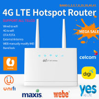 4G LTE indoor WiFi Router(WiFi max. speed 300Mbps) สำหรับซิม AIS DTAC TRUE และ NT