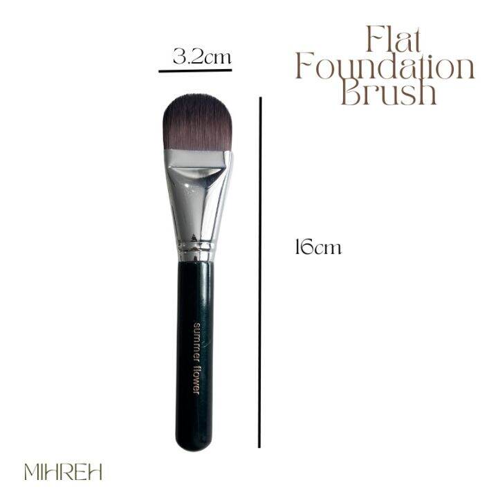 2115-พร้อมส่ง-แปรงลงรองพื้นหัวแบน-flat-foundation-brush-ได้ลุคงานผิว-หัวแบนที่แนบสนิทไปกับผิว