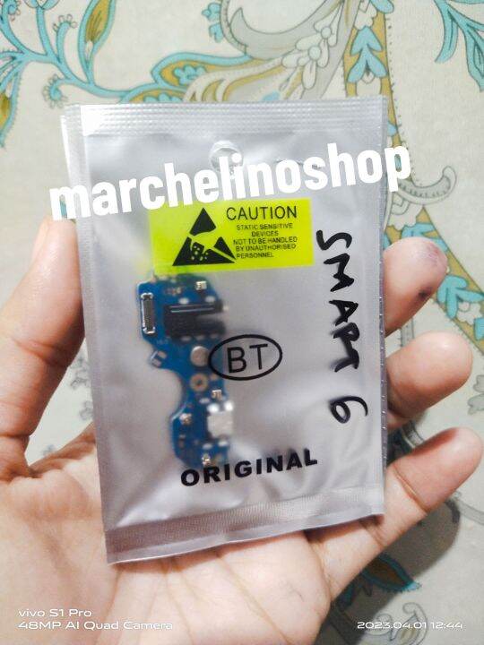 Konektor Cas INFINIX SMART 6/ Papan Cas PCB Board Plug In Konektor