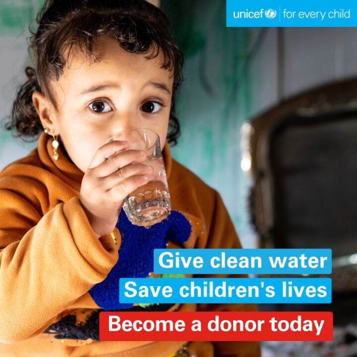 Donate 4,000 Water Purification Tablets to children UNICEF Malaysia